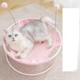 thumbnail image 4 of Hamac pour Chat Lit pour Chat Hamac Lit pour Chat Fournitures pour Animaux Lit pour Chat Confortable Respirant Stable Lit pour Chat pour Intérieur et Extérieur Rose, 4 of 5