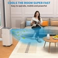 thumbnail image 7 of Historyli Portable Air Conditioner 8000 BTU 3-IN-1 Room AC Unit for 350 Sq.Ft, Fan/Dehumidifier Modes, Remote Control, 24H Timer, Standing, 7 of 7