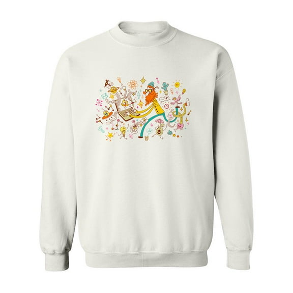 Creative Business Design Sweatshirt Men -Image by Shutterstock, Male x-Large