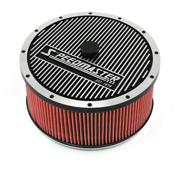 Speedmaster PCE104.1032.04 14" x 6" Washable Element Elite Top Dropped Base Air Cleaner Kit