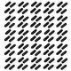 thumbnail image 1 of 100pcs Tapa protectora de rosca negro 4mm diámetro interior flexible de vinilo PVC Tornillo, 1 of 4