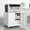 White, variant on Roromall Metal Printer Stand with File Storage Cabinet, Printer Cabinet File Cabinet on Wheels with Door and Adjustable Shelf, Printer Table Stand for Home Office