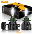 thumbnail image 1 of Compatible for Honda Odyssey 05-10 LED Headlight Bulbs Kit Hi/Lo Beam Xenon White 2Pcs, 1 of 11