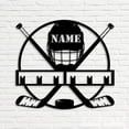 thumbnail image 3 of Handmadetneonsign Hockey Metal Hanger Metal Wall Art Light, Hockey Metal Sign Wall Decor, Sport Metal Decor, 3 of 5