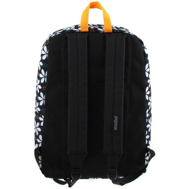 Black floral top jansport backpack