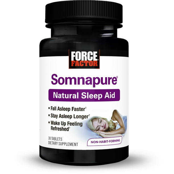 Somnapure Drug-Free Sleep Aid for Adults with Melatonin, Valerian Root ...