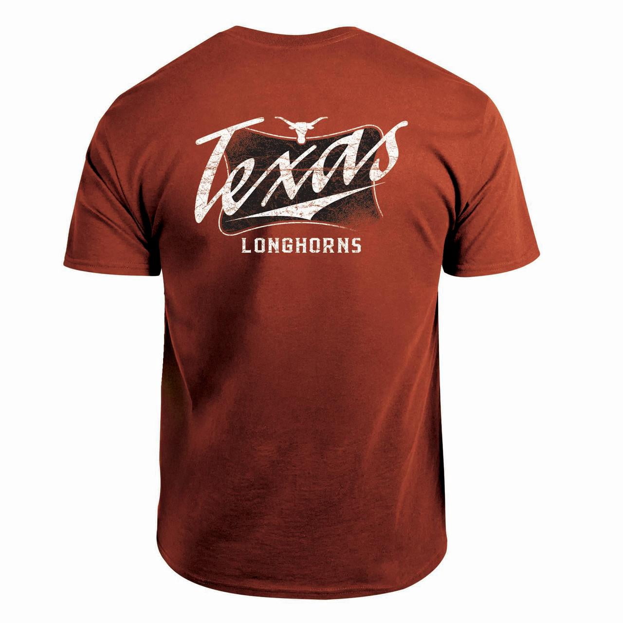 NCAA Mens Texas Longhorns 2 Hit Graphic T-Shirt