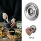 thumbnail image 3 of Stainless Steel Seasoning Pot Lid 10cm Kitchen Cover, Durable Household Spice Container Accessory, 3 of 4