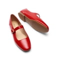 thumbnail image 3 of Zapatos Mary Jane para Mujer DREAM PAIRS Rojos con Hebilla Talla 10, 3 of 8