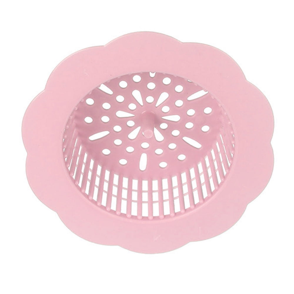 Sink Strainers Food Catcher Rust Free Plastic Waste Plug Sink Filter with Wide Rim Kitchen
