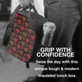 thumbnail image 6 of Lsque Gold Glitter Heart Lunch Bag Lunch Box for Women Men Reusable Insulated Lunch Tote Bag,Leakproof Thermal Cooler Sack Food Handbags Case High Capacity, 6 of 9