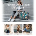 thumbnail image 5 of Tote Bag for Women - Pioneer Flower Shoulder Bag - Large Utility Work Duffle Bag with Zipper Handbag for Travel, Work, Sprots, 5 of 5