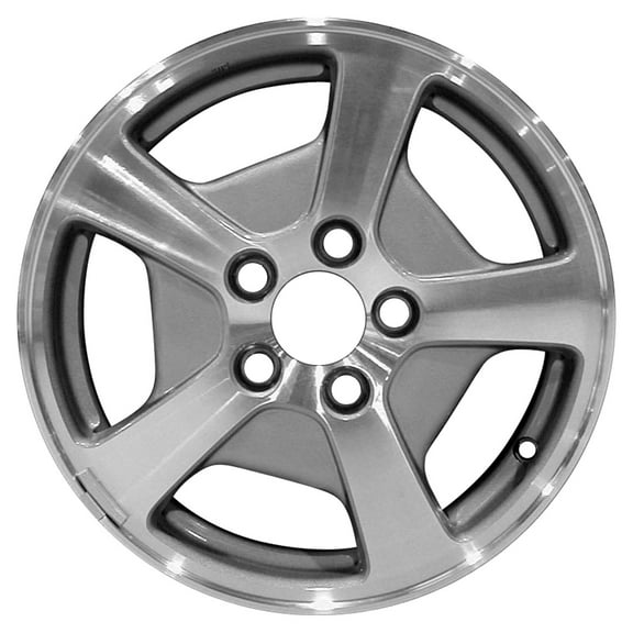 Pre-Owned Original Equipment Machined and Painted Silver Aluminum Wheel 16 x 6.5 42700SDRC81 fits 2006-2007 Honda Accord (Good)
