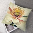 thumbnail image 7 of nygtbtfer  Peony Flower Throw Pillow  Red and White Floral Decorative Pillow Cases Polyester Linen Cushion Covers for Sofa Couch Bedroom Home Decor Set of 2 White, 7 of 7