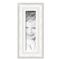 thumbnail image 2 of ArtToFrames 4" x 14" Majestic White Picture Frame, 4x14 inch Silver Wood Poster Frame (WOM-5198), 2 Pack, 2 of 6
