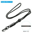 thumbnail image 2 of Uxcell Neck Lanyard Badge Lanyards Adjustable Long Strap Card Holder Keychains Grey, 2 of 7