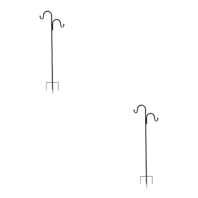 Billuyoard Ganchos para ladrones Instalar en ganchos 2x Materiales Gancho Jardín Pastores Ladrón Metal para hierbas y verduras 1.3 esquina 1.3*124 cm 4 esquinas 2Conjunto