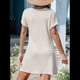 thumbnail image 5 of Vestido Informal con Cuello en V y Protección Solar, Color Albaricoque XXL, 5 of 6