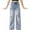 Light Blue, variant on Otqutp Girls Wide Leg Baggy Jeans High Waisted Ripped Denim Pants Fashion Lightweight Athletic Pants Y2K Preppy Trousers