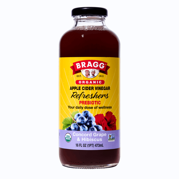 Bragg Apple Cider Vinegar Drink Organic Concord Grape Acai, 16 Oz