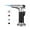 Silver, variant on Butane Torch,Professional Kitchen Cooking Torch with Lock Adjustable Flame Refillable Mini Blow Torch Lighter for BBQ,Baking,Brulee Creme,Crafts and Soldering(Butane Gas Not Included)