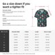 thumbnail image 5 of Balery Amanita Mushroom Camisa Casual de Manga Corta con Botones para Hombre, Texturizada, Estilo Cubano, para Playa, Verano-3X-Large, 5 of 5