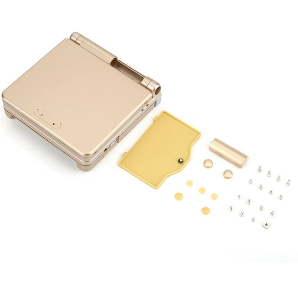 ZOUSSIQI For Nintendo Game Boy Advance GBA SP Protective ABS Case Cover Repair Parts Kit Gold EL225#28033