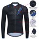 thumbnail image 4 of Maillot de ciclismo de invierno X-TIGER, maillot térmico de polar de manga larga para hombre, ropa de ciclismo que mantiene el calor, camiseta de ciclismo de carreras, 4 of 5