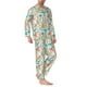 thumbnail image 2 of Balery Sea Animal Pijama para Hombre de Dos Piezas con Manga Larga, Conjunto de Dormir y Descanso Suave con Bolsillos-Small, 2 of 7