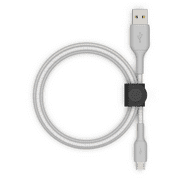 Belkin Boost Charge Micro USB to USB A Cable + Strap, Silver, 5 ft.