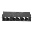 thumbnail image 1 of 1 Channel Manual Speaker Selector Switch with Remote Control, Lossless XLR Interface, Immersive Sound Metal Case for Home Theater, DJ Mixer, Concert Events, Cinemas, Isolation, 1 of 7