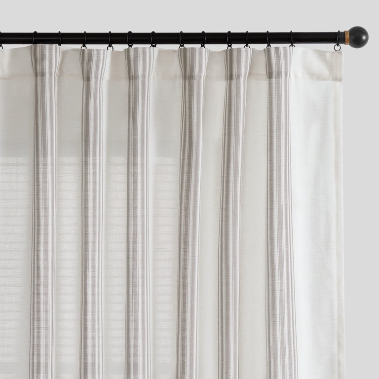 Renaiss 26 X 24 Inch Mid Century Minimalist Tier Curtains...