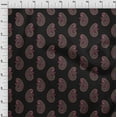 thumbnail image 3 of oneOone Silk Tabby Fabric Paisley Block Decor Fabric Printed BTY 42 Inch Wide, 3 of 4