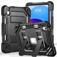 thumbnail image 3 of Case for iPad 11th/10th Gen 11/10.9 inch 2025/2022, Military Grade Shockproof Cases with Pencil Holder Shoulder Strap Screen Protector, Black, 3 of 8