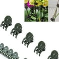 thumbnail image 4 of 50Pcs Plastic Plant Support Clips Orchid Flower Stem Vine Clamp Grafting Tool, 4 of 10