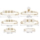 thumbnail image 2 of Perla Broche Pasadores 6 Estilos 1,5/2,3/3" Metal Imitación Perla Collar Decorativo Seguridad Pasadores Clips para Mujer Ropa Vestido Pantalones Falda Cintura, 6uds, 2 of 5