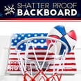thumbnail image 2 of Franklin Sports Over The Door Mini Basketball Hoop - Slam Dunk Approved Steel Rim Indoor Hoop - Shatterproof Backboard - No Tools Setup for Bedroom + Office - Includes Ball + Pump - USA, 2 of 9