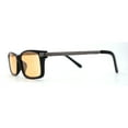 thumbnail image 4 of Blue Light Filter Light Tint Lens Narrow Rectangular Reading Glasses Black Gunmetal +2.25, 4 of 4