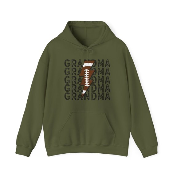 Football Grandma Hoodie, Gifts, Hooded Sweatshirt