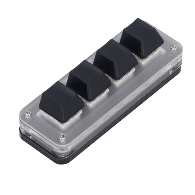 Mini Teclado Programable, Mini Teclado Plug And Play De 4 Teclas Para Oficina