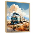 thumbnail image 2 of Designart "Abstract Train Sublime Horizon I" Modern Floater Framed Canvas Print, 2 of 7