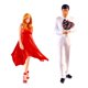 thumbnail image 5 of Mini figuras de pareja de bodas, figuras de personas pintadas a mano 1:64, figura de mesa de arena de resina, modelo de personas pequeñas para escena, 5 of 8