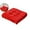 Red, variant on Winter Insulation Cushion, Square Tufted Chenille Cushion, Meditation Floor Pillow Seating Cushion, Floor Cushion for Living Room, Fireplace, Reading Nook, 17.5x17.5 Inch