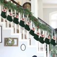 thumbnail image 4 of Calcetines navideños con estampado de copo de nieve, medias con letras tejidas, bolsas de regalo, decoraciones navideñas para el hogar, Año Nuevo, 2024, 4 of 4