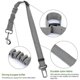 thumbnail image 4 of Cinturón de seguridad para perros, paquete de 2 cinturones de seguridad ajustables para mascotas, elásticos y duraderos, color gris oso de fresa Electrónica, 4 of 5