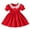 Red, variant on Hduncf Toddler Girl Dress Ruffle Lace Crewneck Vintage Dress Little Girls Cotton Puff Short Sleeve Kids Swing Casual Elegant Formal Dress Red 12 Months
