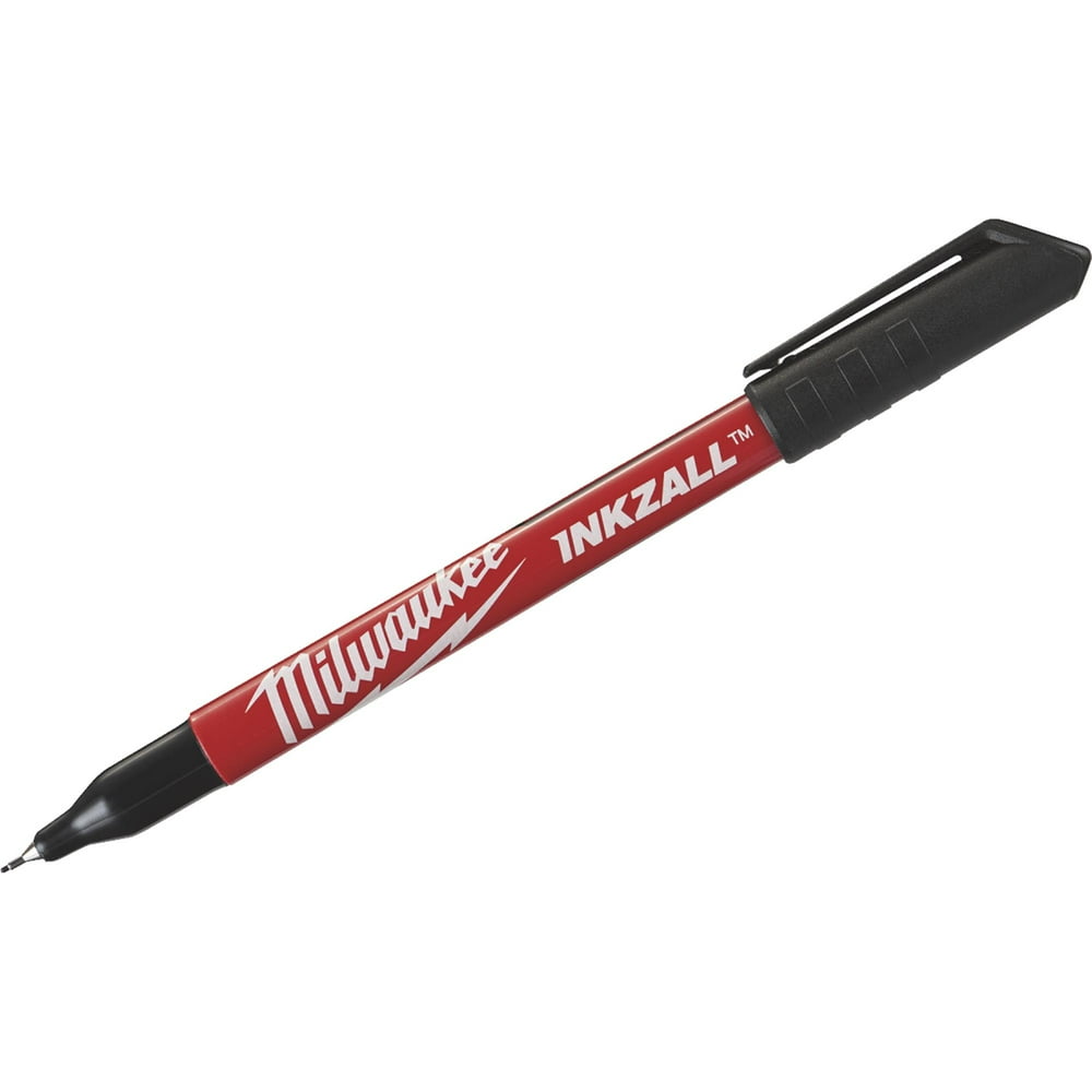 Milwaukee 48223164 4 Pack INKZALL Black Ultra Fine Point Pens