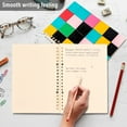 thumbnail image 4 of FORMRS 1-Subject Spiral Notebook 8" x 5" College Ruled 60 Refillable Sheet A5 Hard Cover, 2 Pack, Blue Checkered Pattern, 4 of 7
