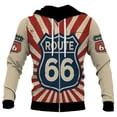 thumbnail image 1 of Nueva sudadera con capucha con cremallera para hombre, chaqueta con estampado 3D de motocicleta Route 66, ropa de abrigo de gran tamaño para hombre, sudadera con capucha de moda urbana para hombre, 1 of 4