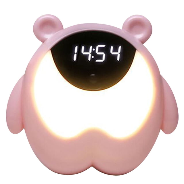 Reloj despertador con luz nocturna y vibración por inducción corporal de 3 grupos